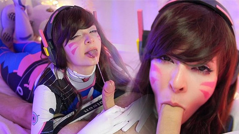 D.Va's Epic Battle Against Her Big Brother's Massive Member Goes Down In Flames!